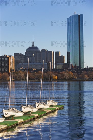 USA, Massachusetts, Boston skyline. Photo : fotog