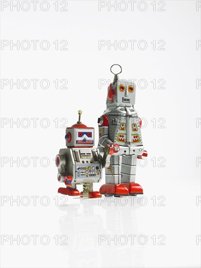 Studio shot of robots. Photo : David Arky