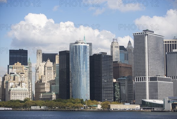 USA, New York City, Manhattan skyline. Photo : fotog