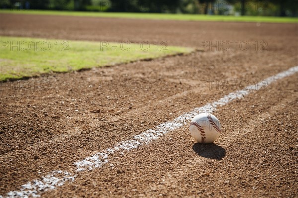 USA, California, Ladera Ranch, baseball diamond.