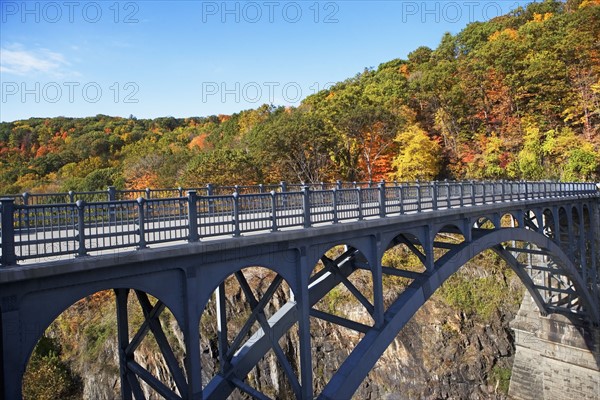 USA, New York, Croton, footbridge. Photo : fotog