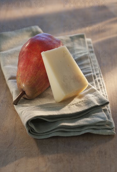 Cheese and pear.