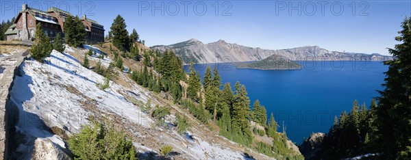 USA, Oregon, Crater Lake lodge. Photo : Gary J Weathers