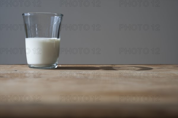 Glass of milk.