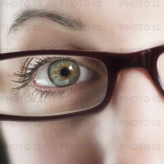 Close-up of female eye.