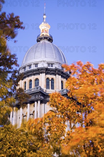 USA, Illinois, Springfield, State Capitol Building. Photo : Henryk Sadura