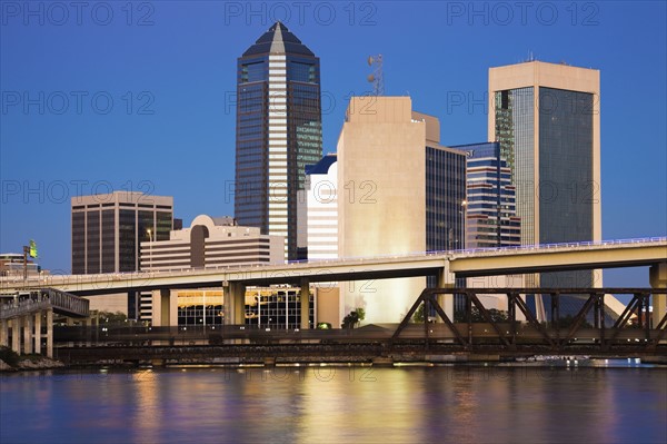 USA, Florida, Jacksonville skyline. Photo : Henryk Sadura