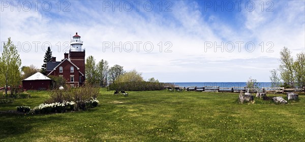 USA, Michigan, Big Bay Point lighthouse. Photo : Henryk Sadura