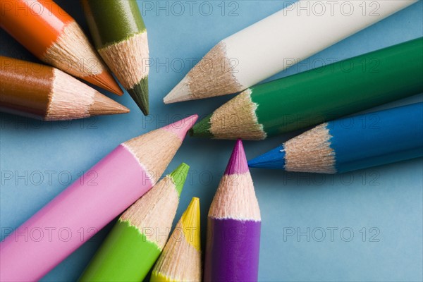 Close up of colored pens. Photo : Kristin Lee
