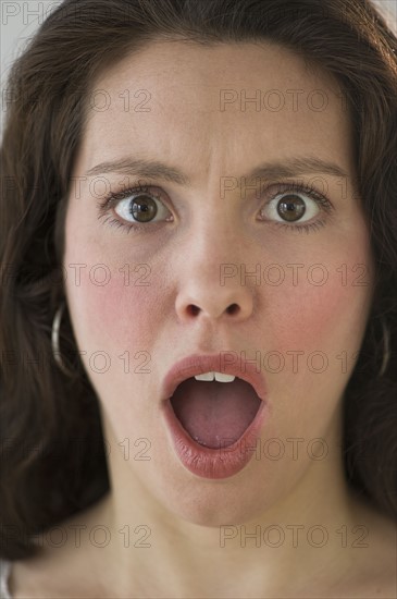 Studio shot of young woman.