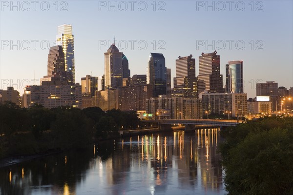 USA, Pennsylvania, Philadelphia, Skyline. Photo : fotog