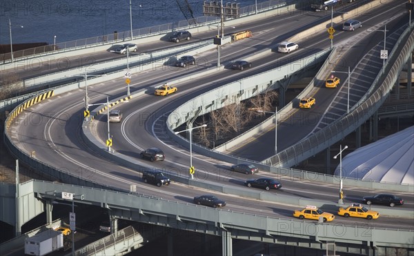 USA, New York State, New York City, Triboro Bridge junction. Photo : fotog