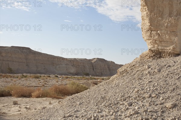 Israel, Dead Sea, desert landscape. Photo : Johannes Kroemer