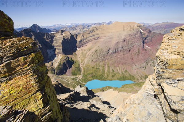 USA, Montana, Glacier National Park, Glacier lake. Photo : Noah Clayton