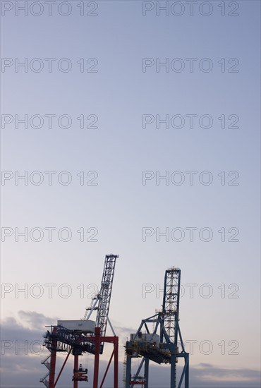 USA, New York State, New York City, Brooklyn, cranes. Photo : Johannes Kroemer