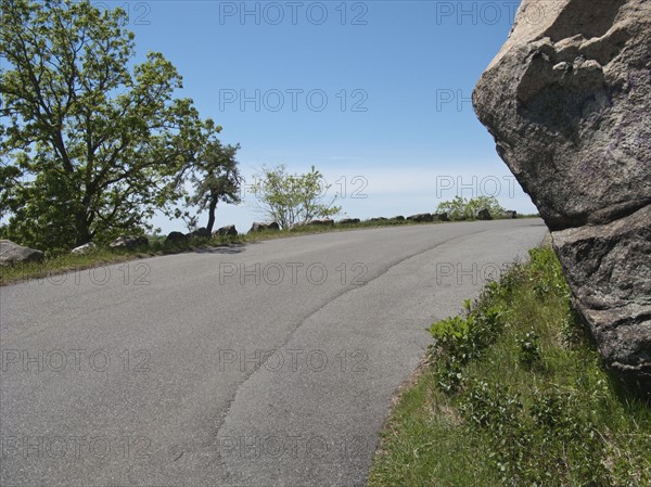 USA, New York State, mountain road. Photo : Johannes Kroemer