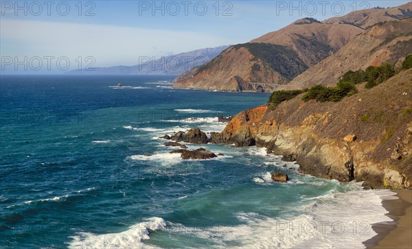 USA, California, Big Sur Coastline. Photo : Gary Weathers