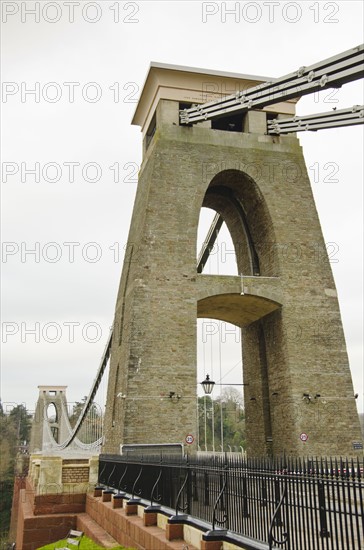 United Kingdom, Bristol, Cliffton Suspension Bridge.