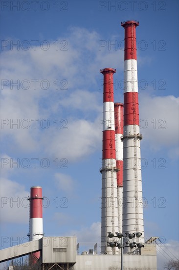 USA, New York State, New York City, Smokestacks. Photo : fotog