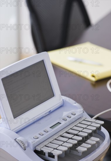 Stenograph machine. Photo: Daniel Grill