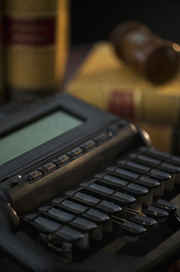 Stenograph machine. Photo: Daniel Grill