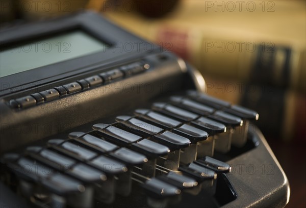 Stenograph machine. Photo: Daniel Grill