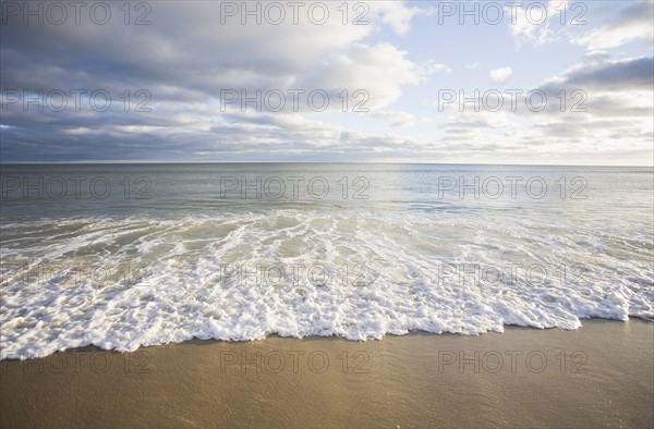 USA, Massachusetts, Empty beach. Photo: Chris Hackett