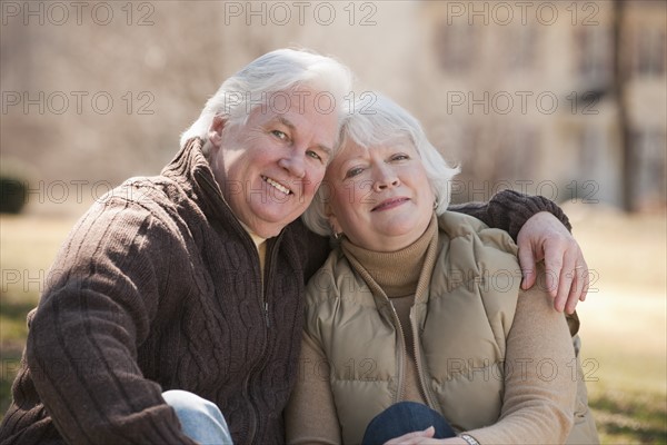 USA, Virginia, Richmond, portrait of senior couple. Photo : Mark Edward Atkinson