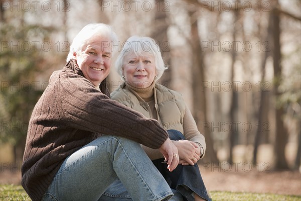 USA, Virginia, Richmond, portrait of senior couple. Photo : Mark Edward Atkinson