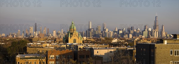 USA, Illinois, Chicago skyline. Photo : Henryk Sadura