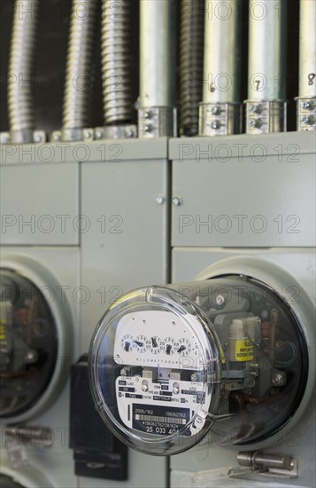 Electric Meter, close-up.