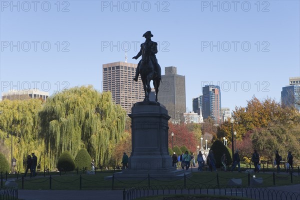USA, Massachusetts, Boston, George Washington monument. Photo : fotog