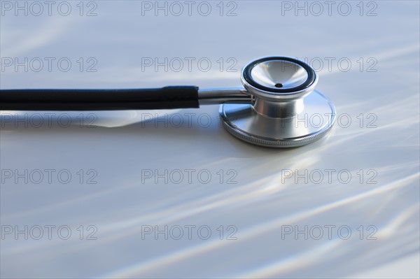 Close up of stethoscope.