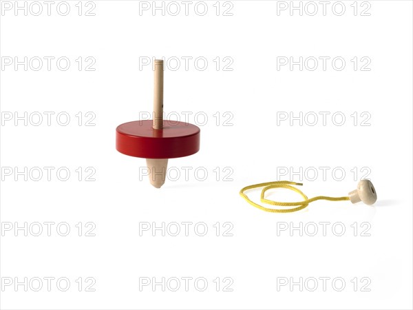 Studio shot of spinning top. Photo: David Arky
