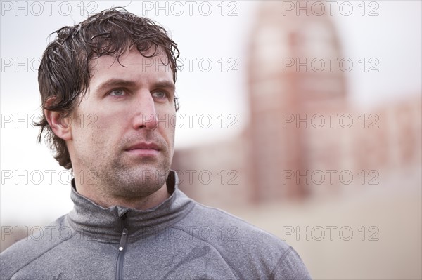 USA, Washington, Seattle, portrait of man in workout wear. Photo : Take A Pix Media