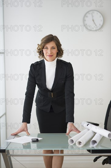 Businesswoman in office.