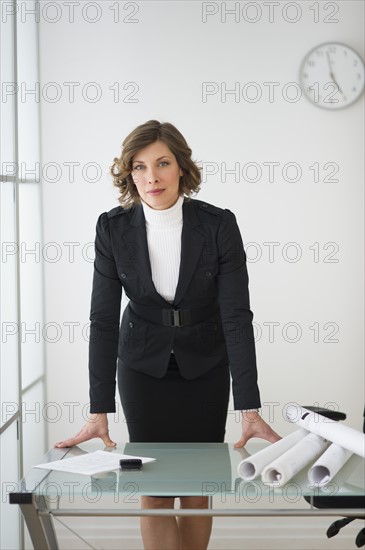 Businesswoman in office.