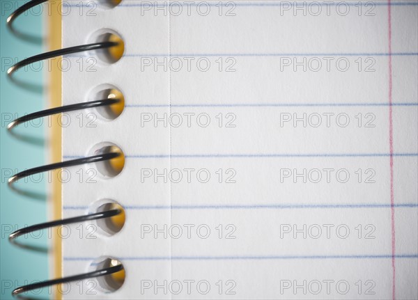 Studio shot of spiral notebook. Photo: Jamie Grill Photography