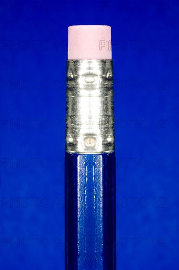 Close-up of pencil with eraser. Photo : Antonio M. Rosario