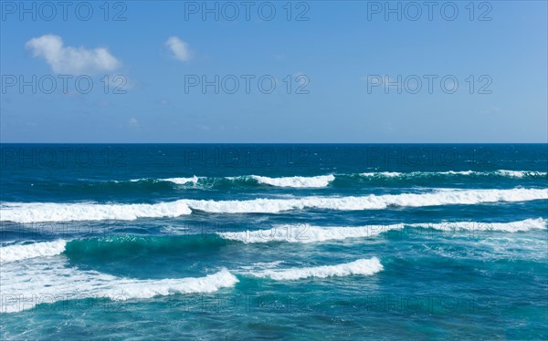 Puerto Rico, Old San Juan, seascape.