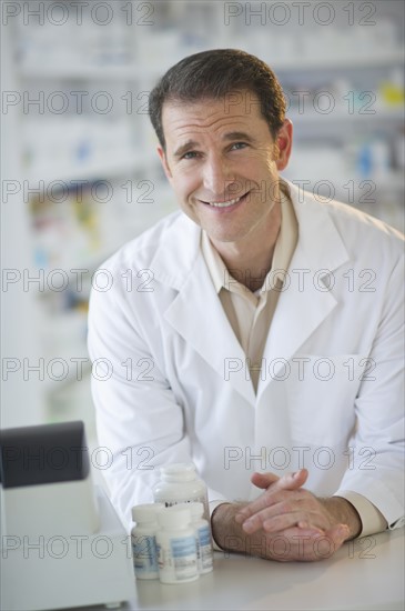 Portrait of pharmacist.