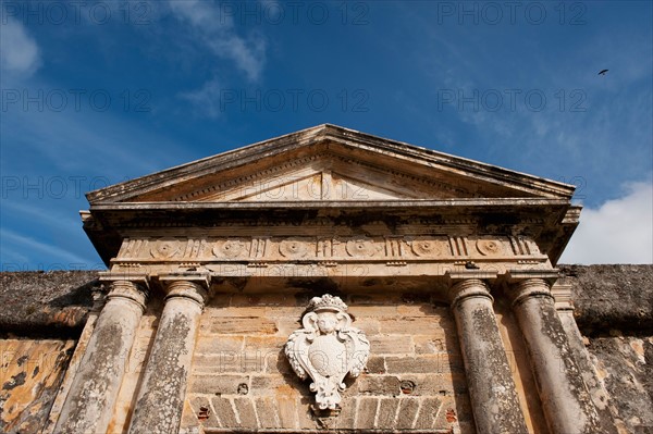 Puerto Rico, Old San Juan, section of El Morro Fortress.