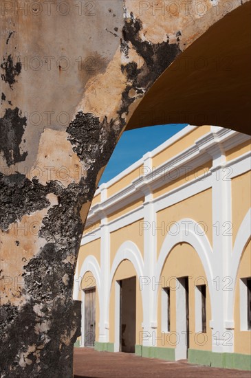 Puerto Rico, Old San Juan, section of El Morro Fortress.