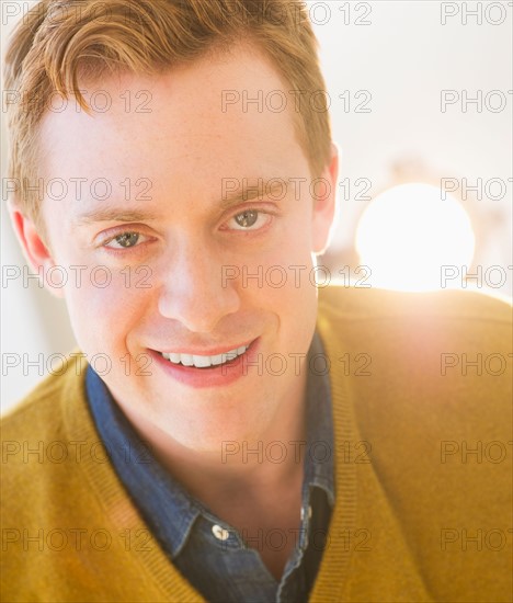 Portrait of cheerful young man. Photo : Daniel Grill