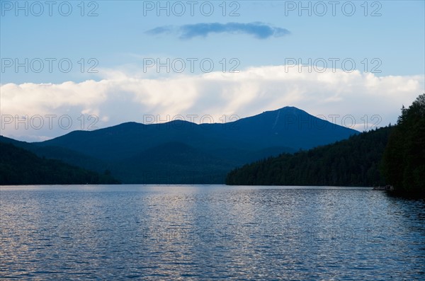 USA, New York State, View on Lake Placid. Photo : Chris Hackett