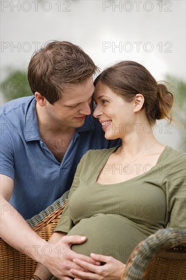 Expecting couple. Photo : Rob Lewine