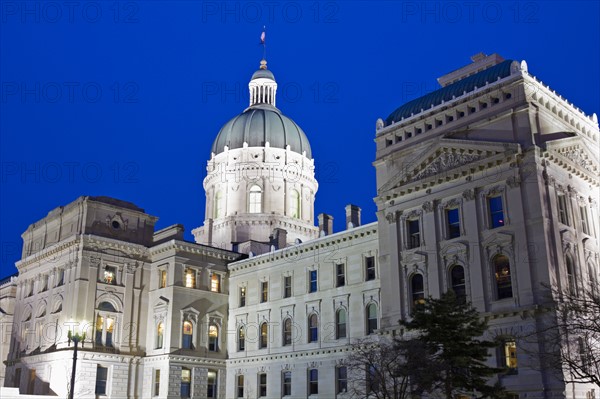 USA, Indiana, Indianapolis, State Capitol Building. Photo : Henryk Sadura