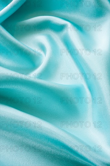 Turquoise silk.