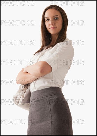 Studio shot of young woman. Photo : Mike Kemp