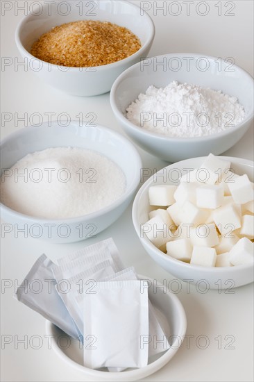 Assortment of sugar.